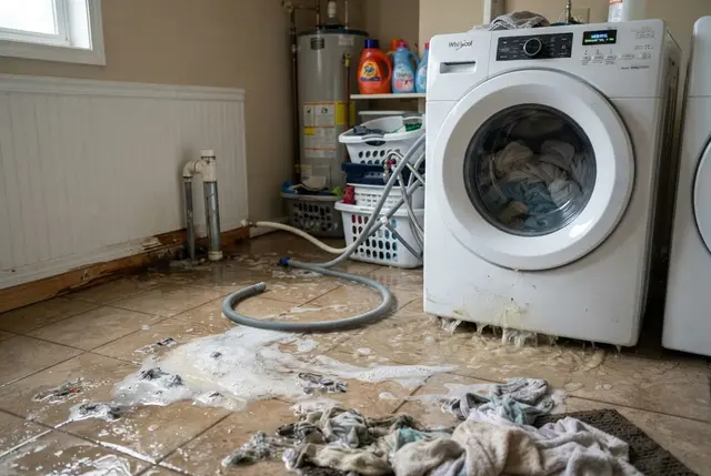 Drainage and water inlet repairs for washing machines